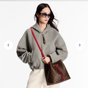 Louis Vuitton Monogram Bag with Red Accents